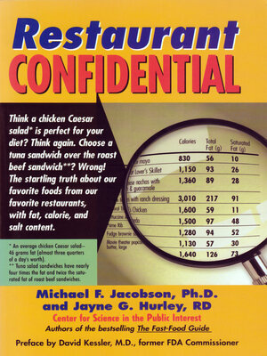 cover image of Restaurant Confidential